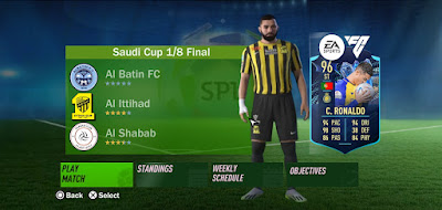 FIFA 16 MOD EA SPORTS FC 24 ANDROID OFFLINE NEW UPDATE LATEST TRANSFERS, KITS 23/24 HD GRAPHICS ALL TOURNAMENTS AND CAREER MODE Screenshot 20240906 120510 FIFA201620UT