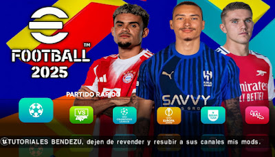 eFOOTBALL PES 2025 PPSSPP HD GRAPHICS LATEST TRANSFERS, KITS 24/25 CAREER MODE & TOURNAMENTS AVAILABLE ANDROID OFFLINE NEW UPDATE Screenshot 20250826 205041 PPSSPP