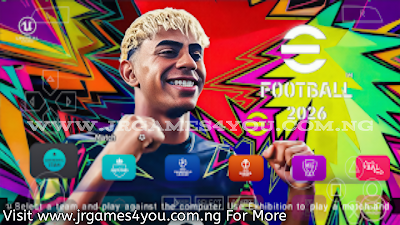 eFOOTBALL PES 2026 PPSSPP HD GRAPHICS LATEST TRANSFERS, KITS 24/25 CAREER MODE & TOURNAMENTS AVAILABLE ANDROID OFFLINE NEW UPDATE Video.Guru 20250817 090855770