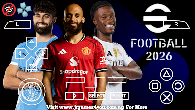eFOOTBALL PES 2026 PPSSPP HD GRAPHICS LATEST TRANSFERS, KITS 24/25 CAREER MODE & TOURNAMENTS AVAILABLE ANDROID OFFLINE NEW UPDATE Video.Guru 20250917 195903187