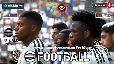 eFOOTBALL PES 2026 PPSSPP HD GRAPHICS LATEST TRANSFERS, KITS 24/25 CAREER MODE & TOURNAMENTS AVAILABLE ANDROID OFFLINE NEW UPDATE Video.Guru 20250918 174533006