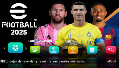 eFOOTBALL PES 2025 PPSSPP HD GRAPHICS LATEST TRANSFERS, KITS 24/25 CAREER MODE & TOURNAMENTS AVAILABLE ANDROID OFFLINE NEW UPDATE Screenshot 20251003 234637 PPSSPP 2