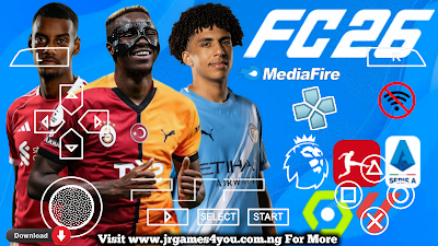 EA SPORTS FC 26 PPSSPP HD GRAPHICS LATEST TRANSFERS, KITS 25/26 CAREER MODE & TOURNAMENTS AVAILABLE ANDROID OFFLINE NEW UPDATE Video.Guru 20251018 100412473