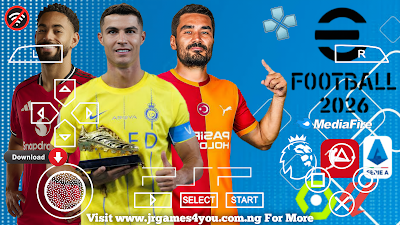 eFOOTBALL PES 2026 PPSSPP HD GRAPHICS LATEST TRANSFERS, KITS 24/25 CAREER MODE & TOURNAMENTS AVAILABLE ANDROID OFFLINE NEW UPDATE Video.Guru 20251030 170425264 1