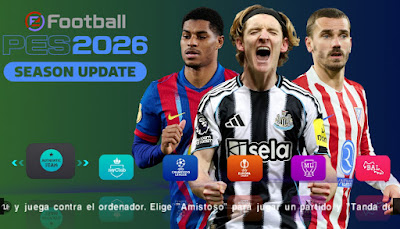 eFOOTBALL PES 2026 PPSSPP HD GRAPHICS NEW UPDATE UCL & UEL, LATEST TRANSFERS, KITS & REAL FACES 25/26 CAREER MODE & TOURNAMENTS Screenshot 20260421 144129 PPSSPP20Gold