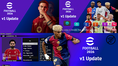 eFOOTBALL PES 2026 PPSSPP BEST GRAPHICS V1 UPDATE UCL & UEL, LATEST TRANSFERS, KITS & REAL FACES 25/26 CAREER MODE & TOURNAMENTS AVAILABLE NEW UPDATE Video.Guru 20260416 162043914 1